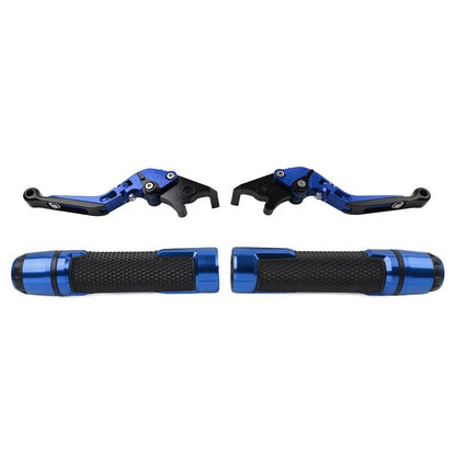 CNC Brake Clutch Levers Set for Kawasaki ZX6/9/636R ZX10R (2000–2023) Blue