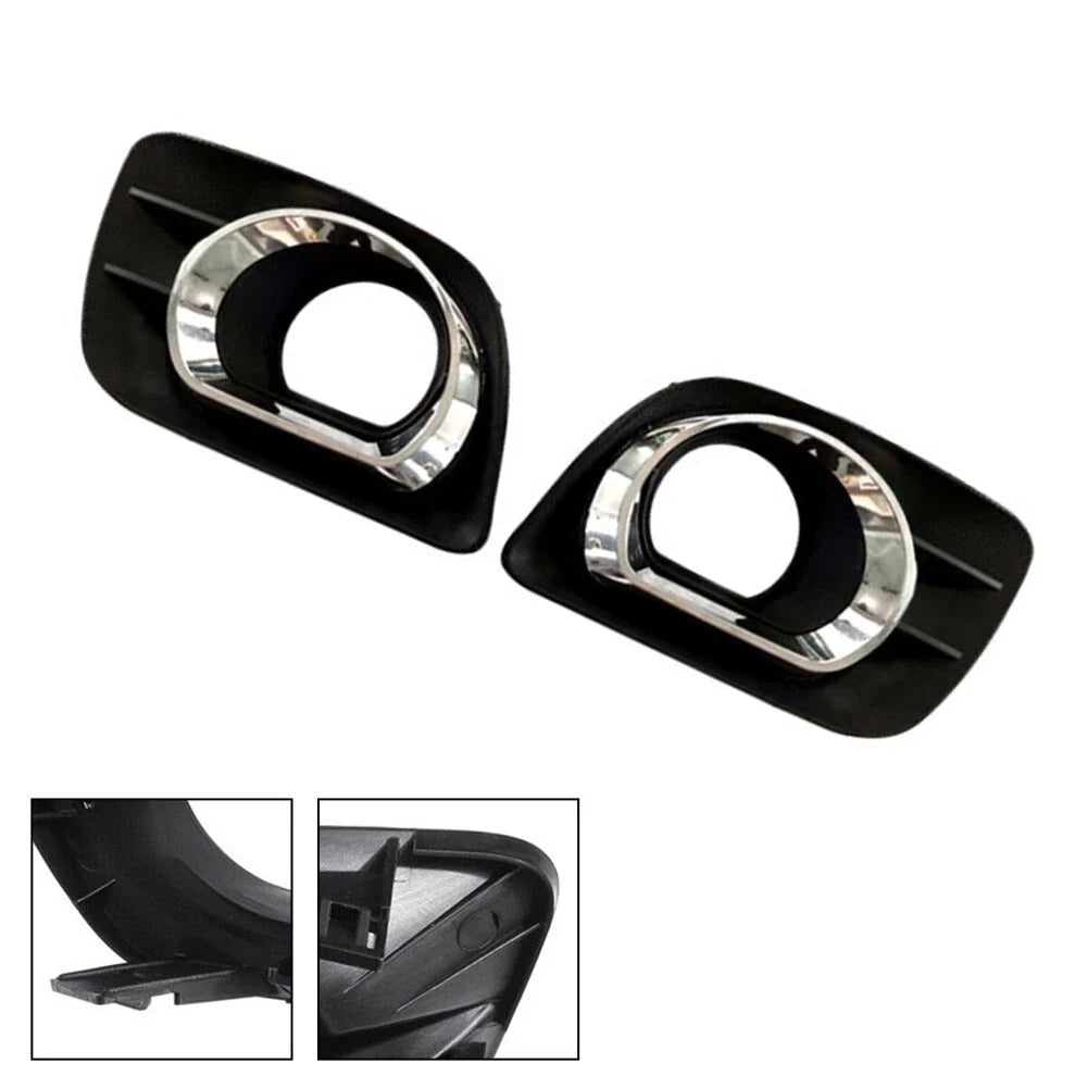 1 Pair Front Bumper Fog Light Cover Trim for Pontiac Vibe (2003–2008)
