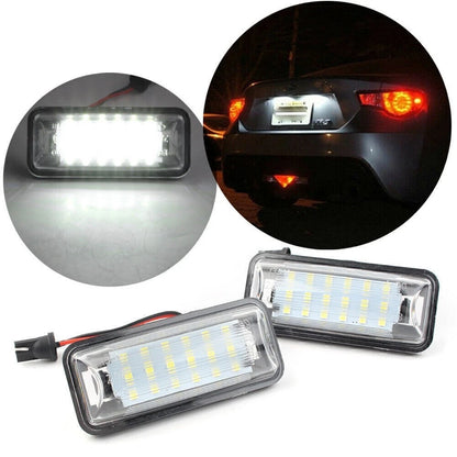 2X LED License Plate Light for Toyota FT86 GT86 Subaru Forester (2013–2014)