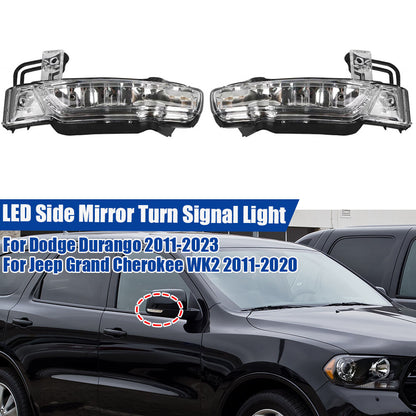 2X Side Mirror Turn Signal Lights for Jeep Grand Cherokee (2011–2020)