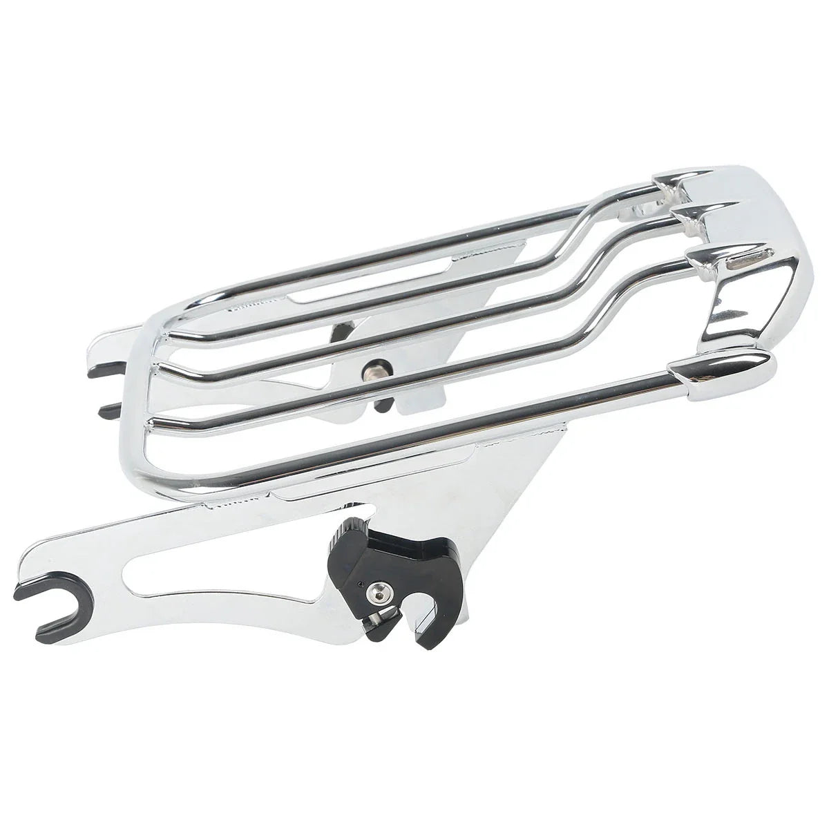 Sissy Bar Backrest Pad & Luggage Rack for Harley Touring Road Glide (2009-2025)