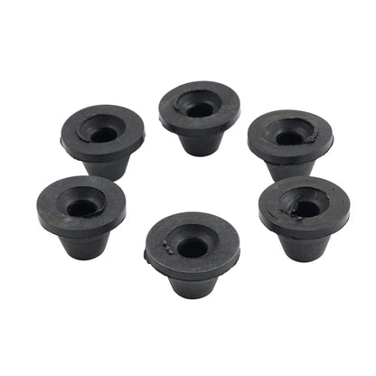 6 x Rubber Side Cover Grommets for Harley Touring Road King Electra Glide (1996-2007)