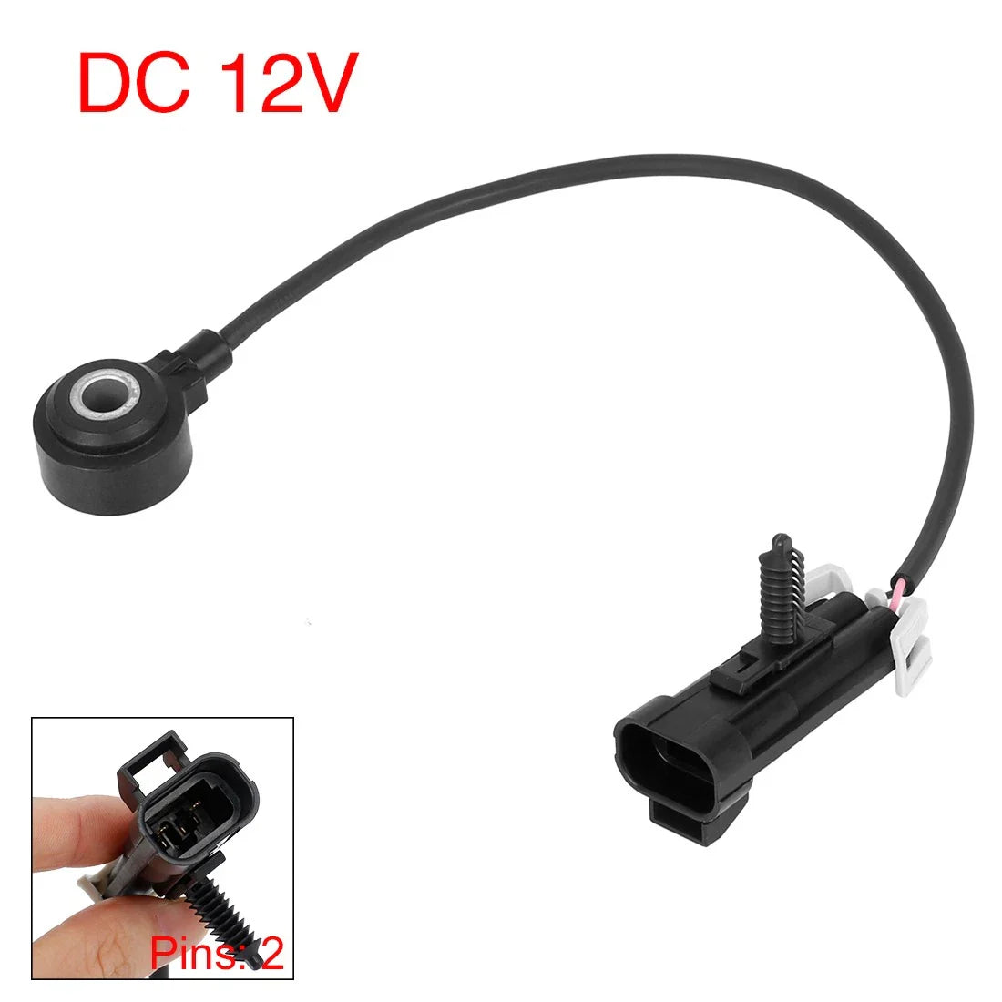 Car Engine Knock Detonation Sensor 2 x Pin for Chevrolet Malibu (2007-2009)