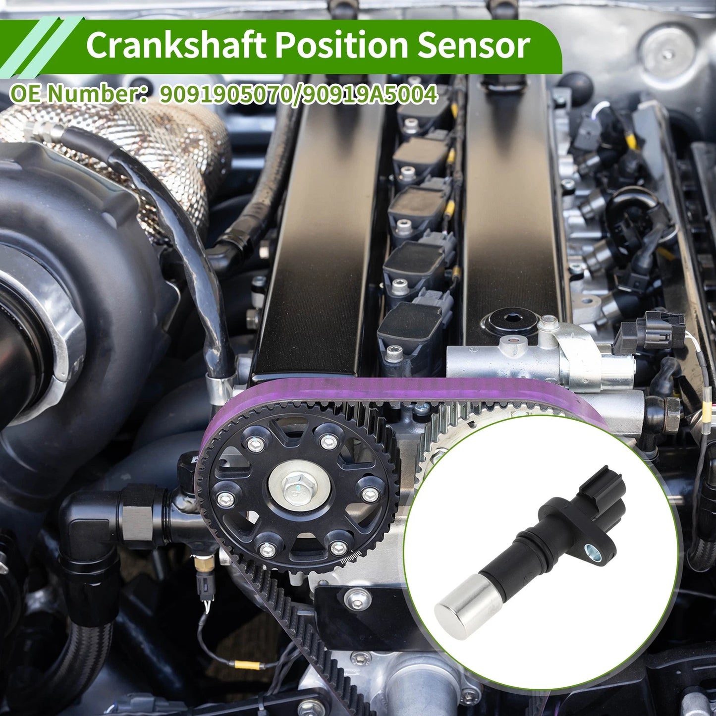 Crankshaft Position Sensor for Toyota Avalon Hybrid (2013–2018) No. 9091905070
