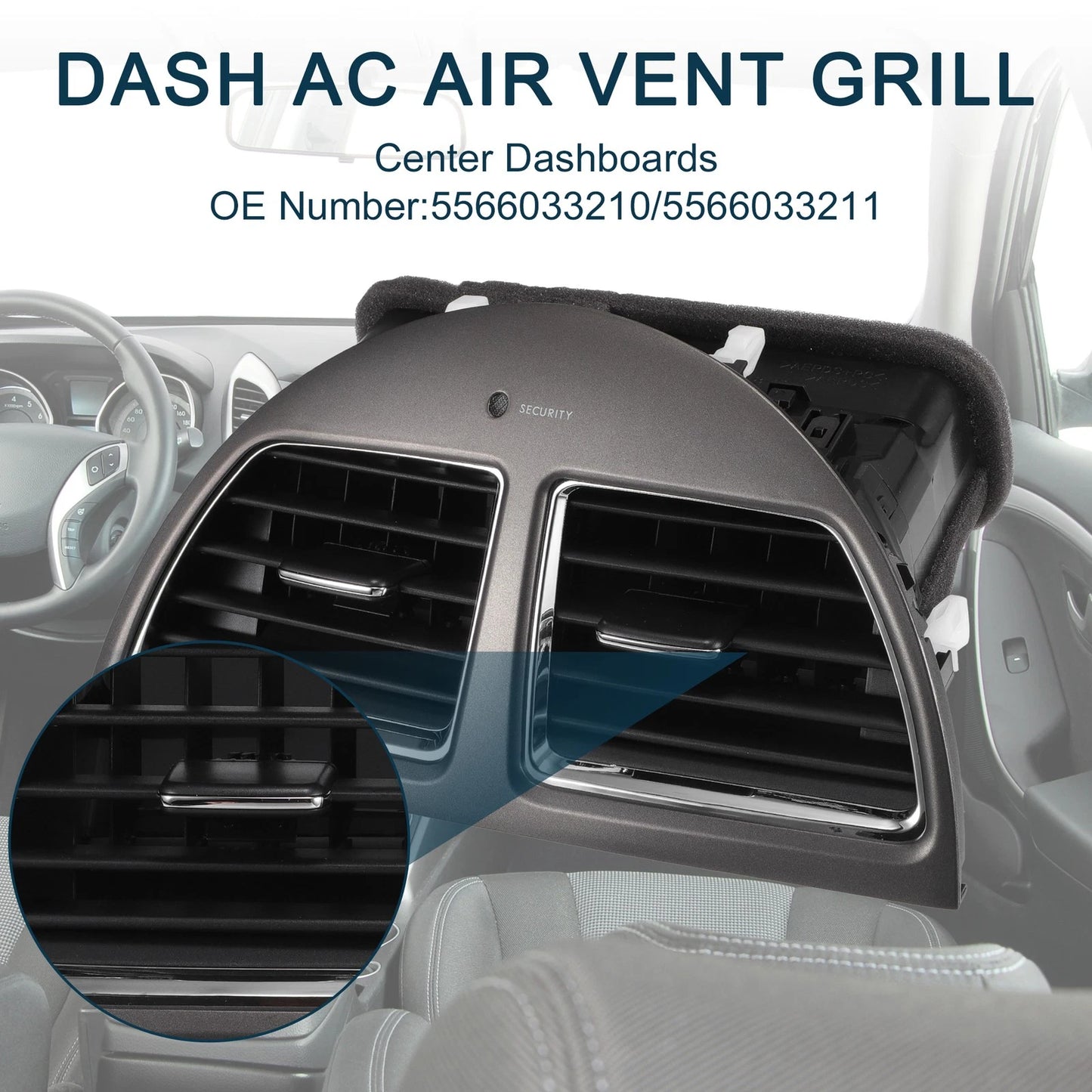 Center Dash A/C Outlet for Lexus ES350 (2007–2009) No. 5566033210/5566033211