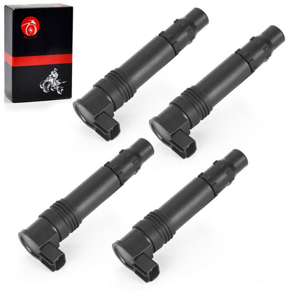Set of 4 Ignition Coils for Kawasaki Ninja ZX-12R (2000–2005)