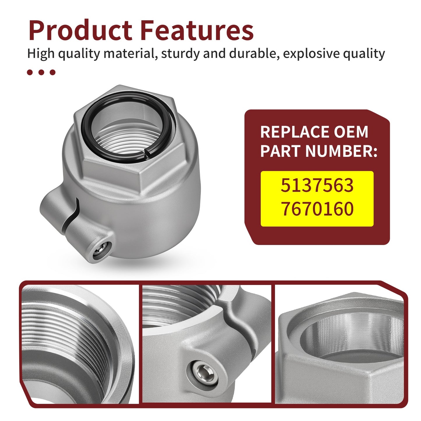 Axle Nut with Retaining Ring for Polaris Trail Boss Trail Blazer Scrambler (1996–2006)