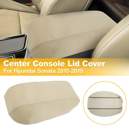 Center Console Armrest Lid Cover for Hyundai Sonata (2015–2019) Beige