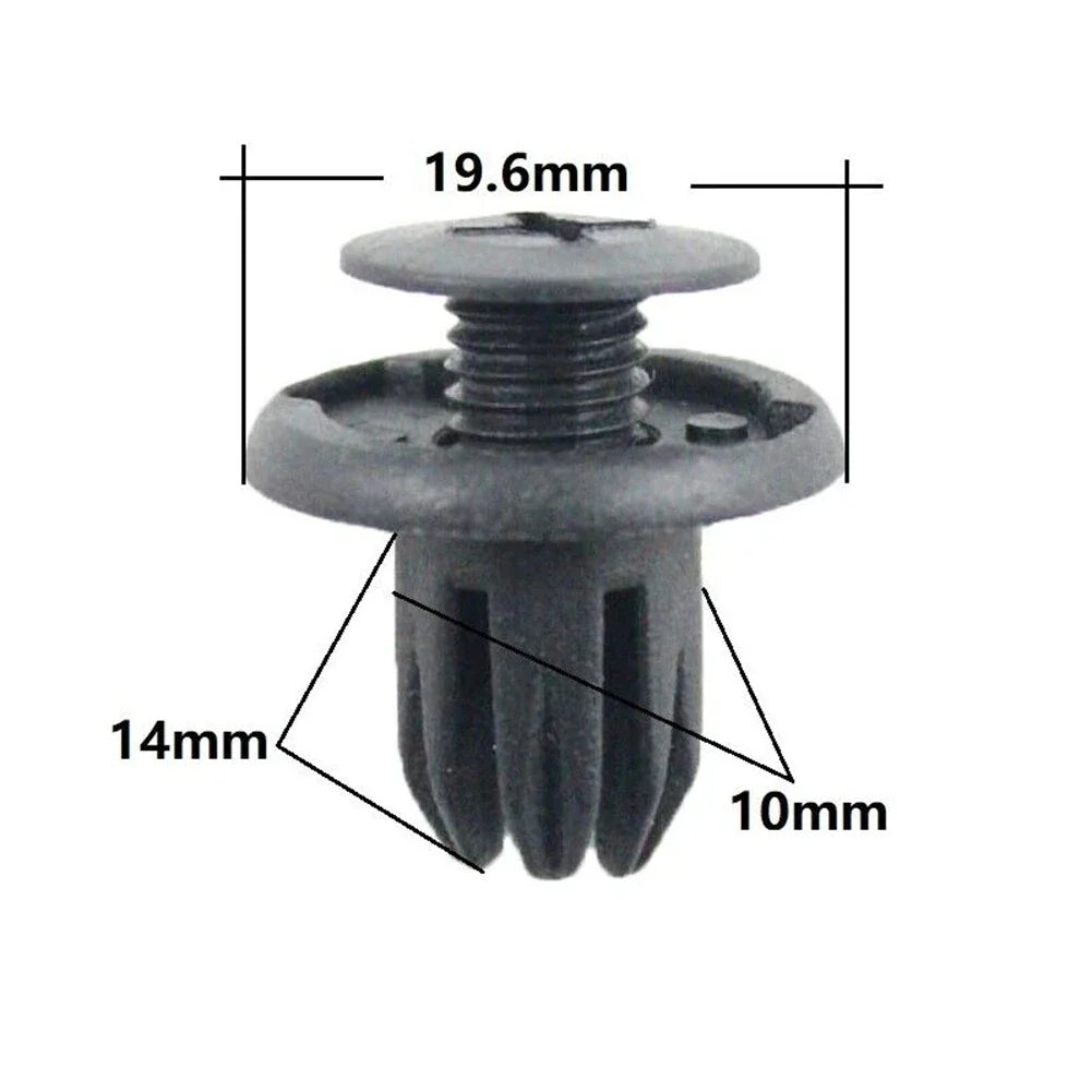 Clip Clamp Front Inner Vehicle Parts Plastic Rear Wheel Arch Liner 30pcs