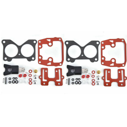 2X Carburetor Repair Rebuild Kit for Johnson Evinrude (Various Years)