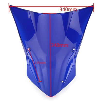 Front Windshield for Kawasaki Z900 (2017–2018) Silver