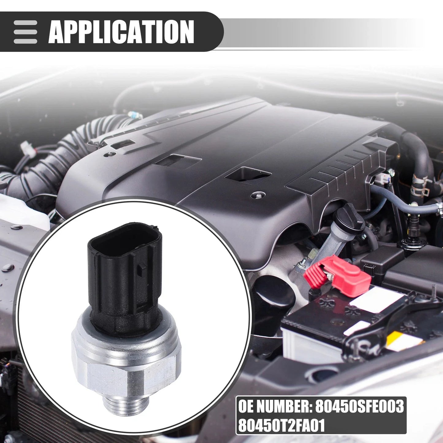 A/C Pressure Transducer Valve Sensor for Honda Accord (2013-2017)