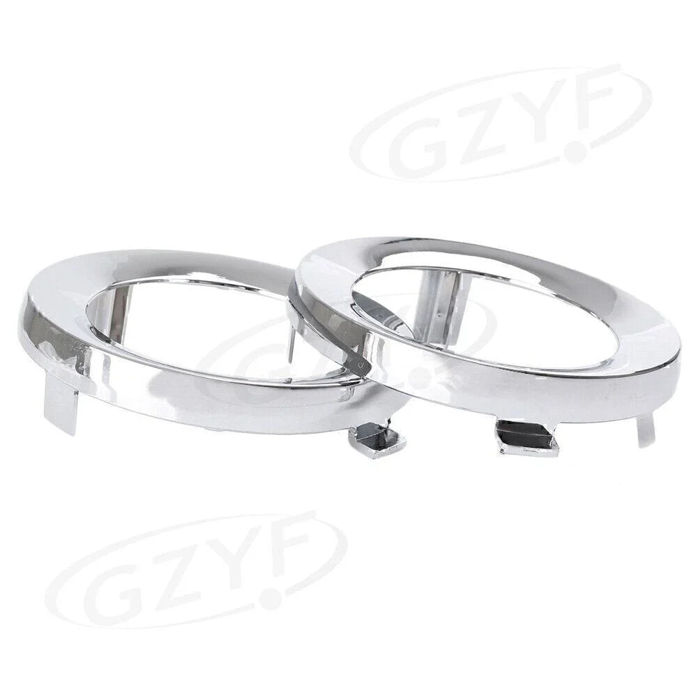 Front Fog Light Lamp Cover Trim Ring for Subaru Forester (2009-2013) Chrome