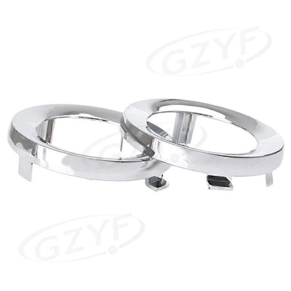 Front Fog Light Lamp Cover Trim Ring for Subaru Forester (2009-2013) Chrome