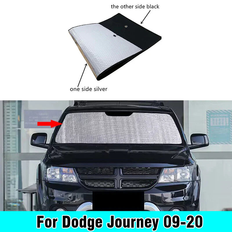 Front Windshield Privacy Sunshade for Dodge Journey (2009–2020)
