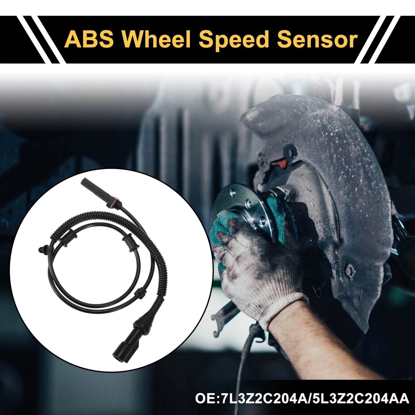 ABS Wheel Speed Sensor No. 7L3Z2C204A for Ford F-150 (2005–2008) Front Left Right