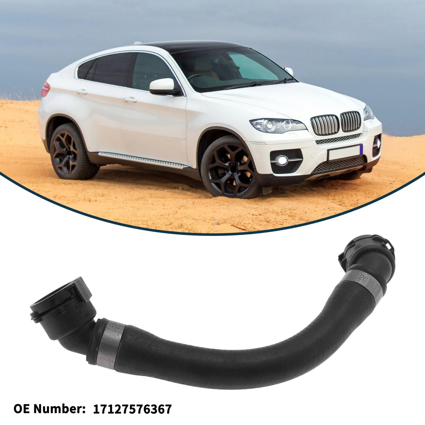 Radiator Hose No.17127576367 for BMW X5 (2012–2019)