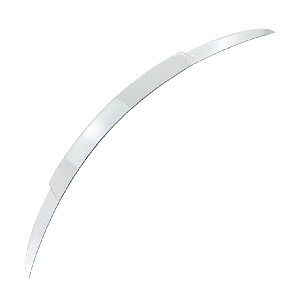 Rear Trunk Spoiler Lip Wing for Benz C-Class W205 C63 2015-2021 White