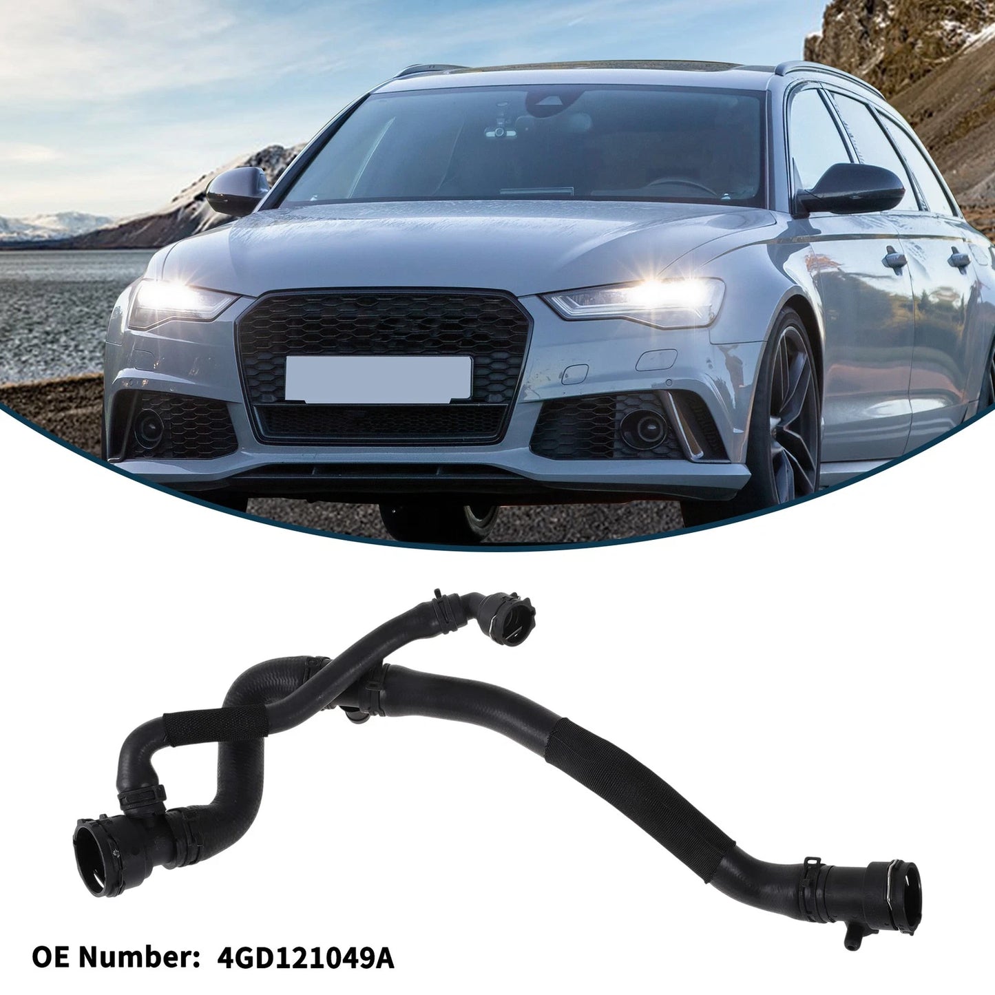 Radiator Hose No. 4GD121049A for Audi A6L (2012–2018)