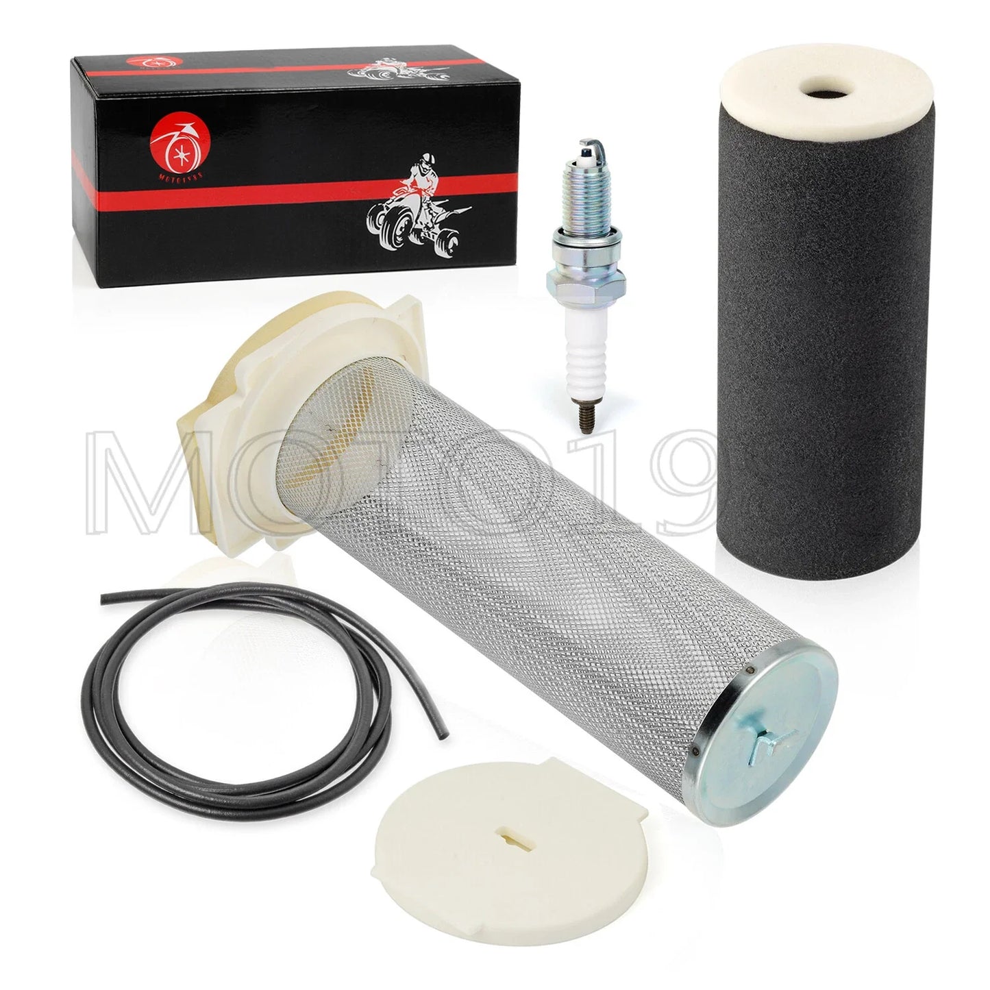 Air Filter Kit Guide & Cap & Air Box Seal for Yamaha Grizzly (1998–2011)