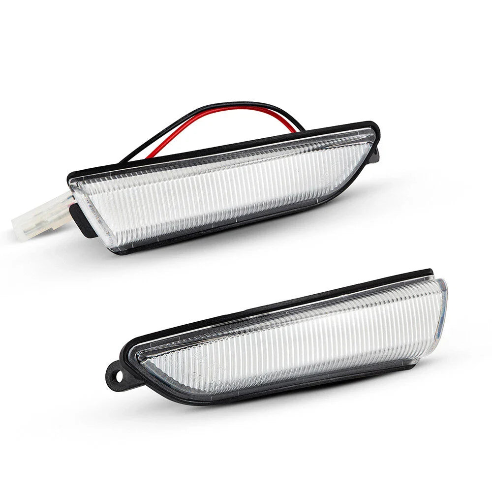 2x Clear Side Wing Mirror Turn Signal Lights for Chrysler 300 (2011–2023)