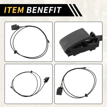 Hood Latch Release Cable for Dodge Ram 1500 2500 3500 (2009-2018)