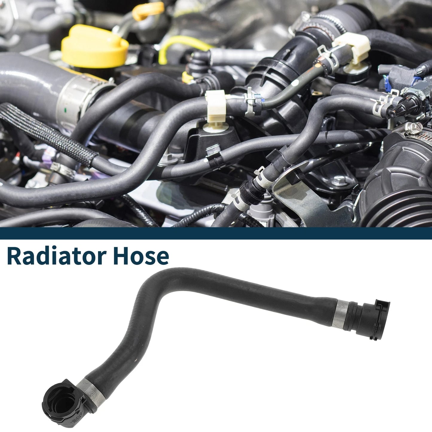 Radiator Hose No.17127519251 for BMW 545i (2004–2005)