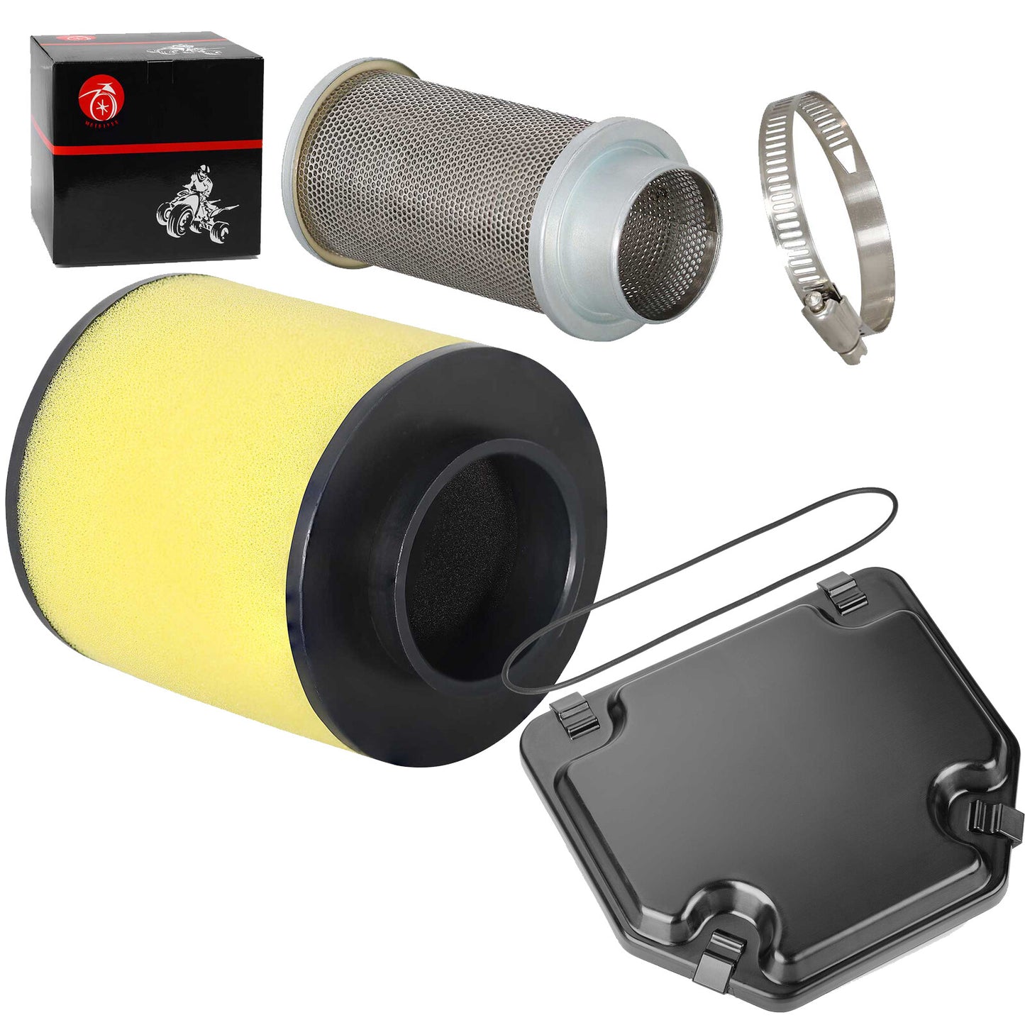 Air Filter & Air Box Lid Cover for Honda Recon 250 (2002–2004)