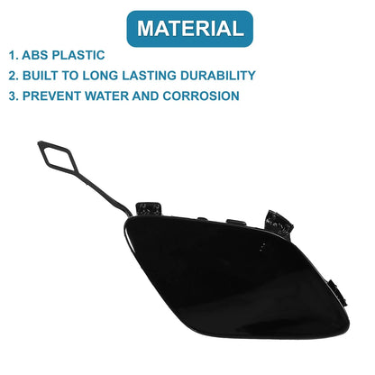 Front Bumper Tow Hook Cover for Mercedes-Benz E250 2014-2015 Bright Black