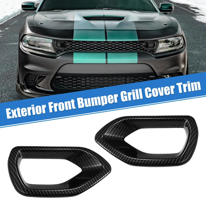 Front Bumper Center Grill Trim Cover for Dodge Charger R/T (2015-2023)