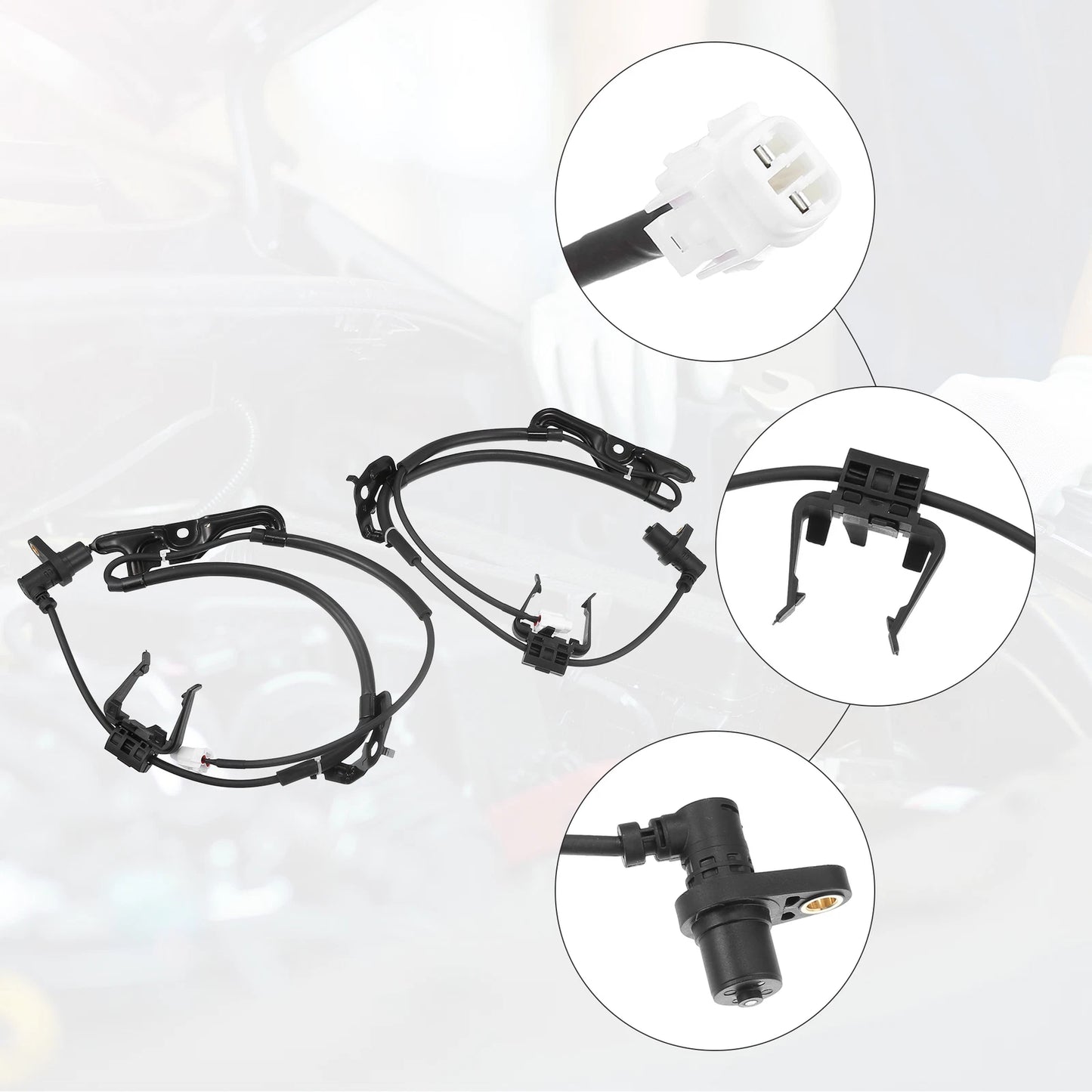 Set of 2 ABS Wheel Speed Sensors for Lexus ES350 (2007–2012) No. 8954333080