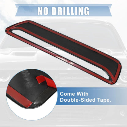 Engine Hood Air Conditioner Outlet Cover Trim for Dodge Challenger (2015-2023)