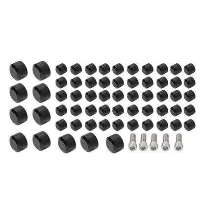 61X Engine Topper Screw Bolt Cap Kit for Harley Twin Cam Softail (2007-2017)