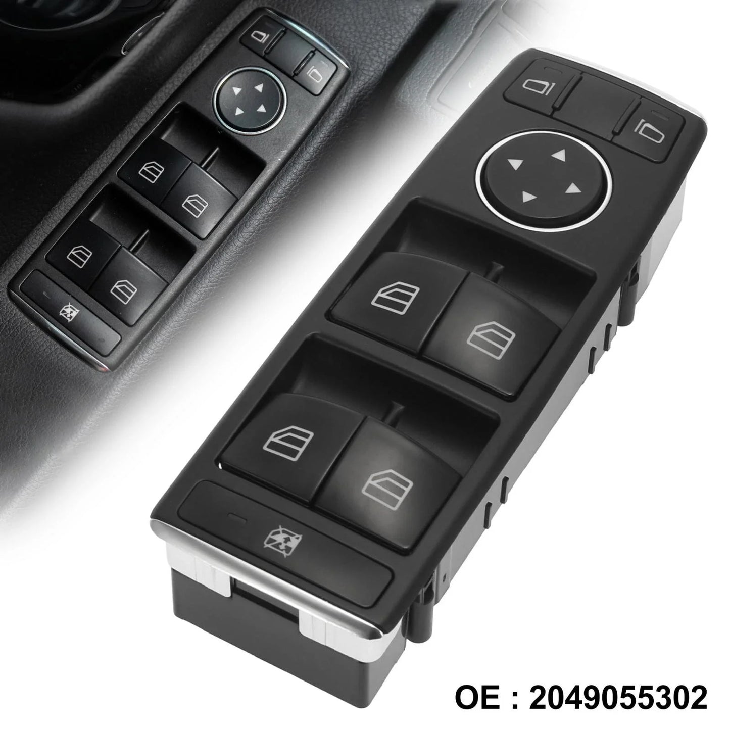 Master Driver Side Power Window Switch for Mercedes-Benz GLK280 (2009)