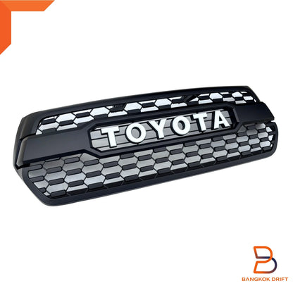 Tundra Style Front Grille White Letter for Toyota Hilux Ute SR5 (2018-2020)