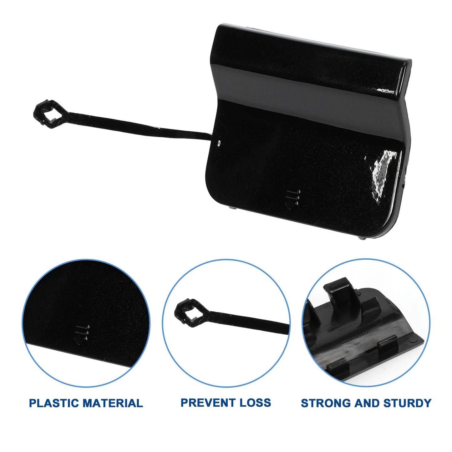 Rear Tow Hook Cover for Mercedes-Benz C-Class W204 AMG (2012-2015)