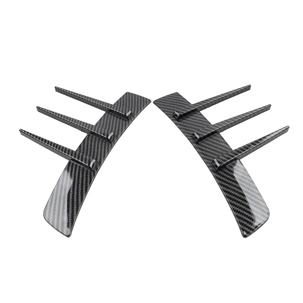 Carbon Black Front Rear Side Fender Vents for Universal Cars