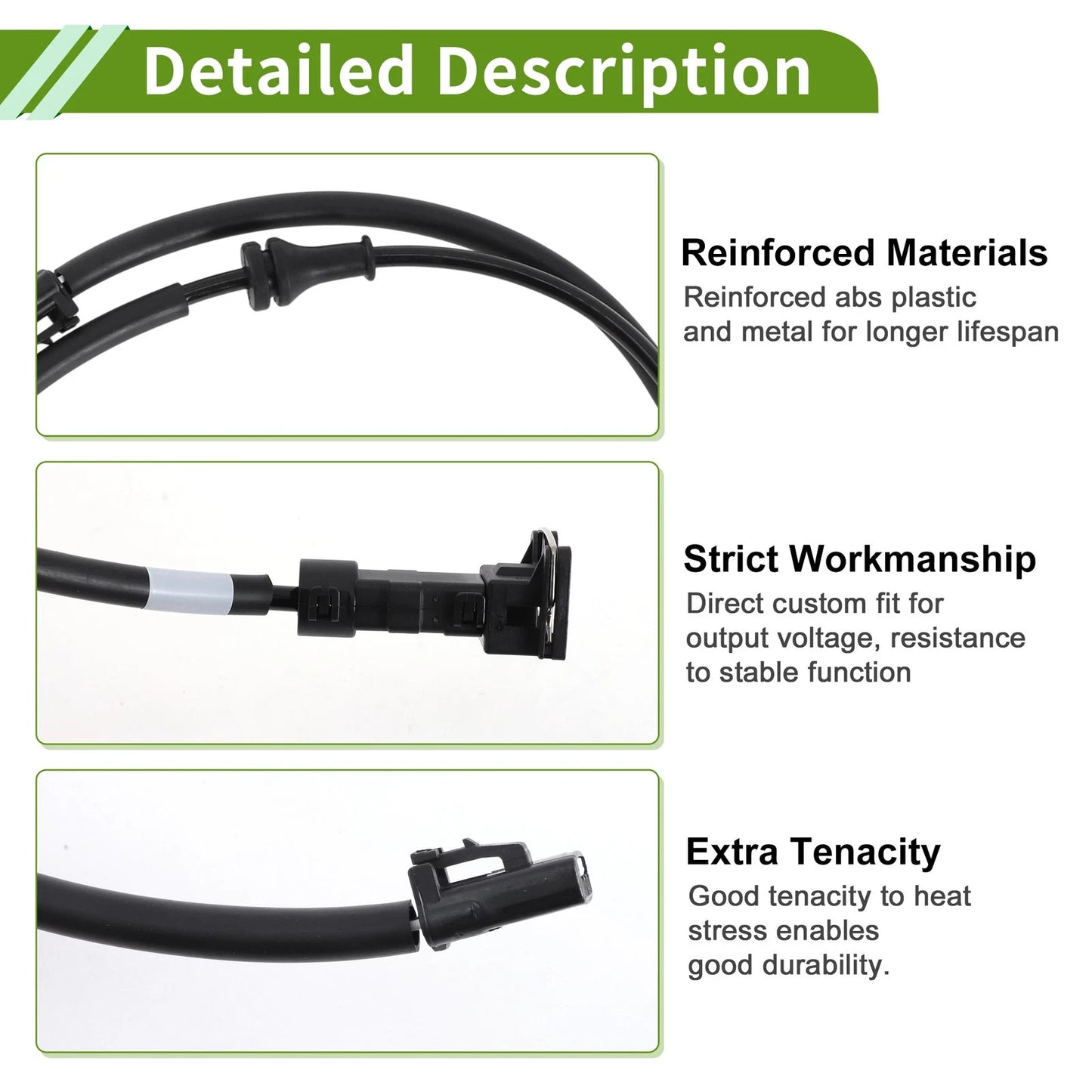 ABS Wheel Speed Sensor No. 91920B2000 for Kia Soul (2014–2019)