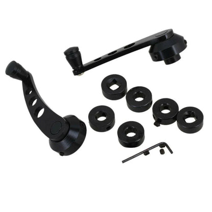 Manual Window Winder Crank Handles for Car SUV -  Black
