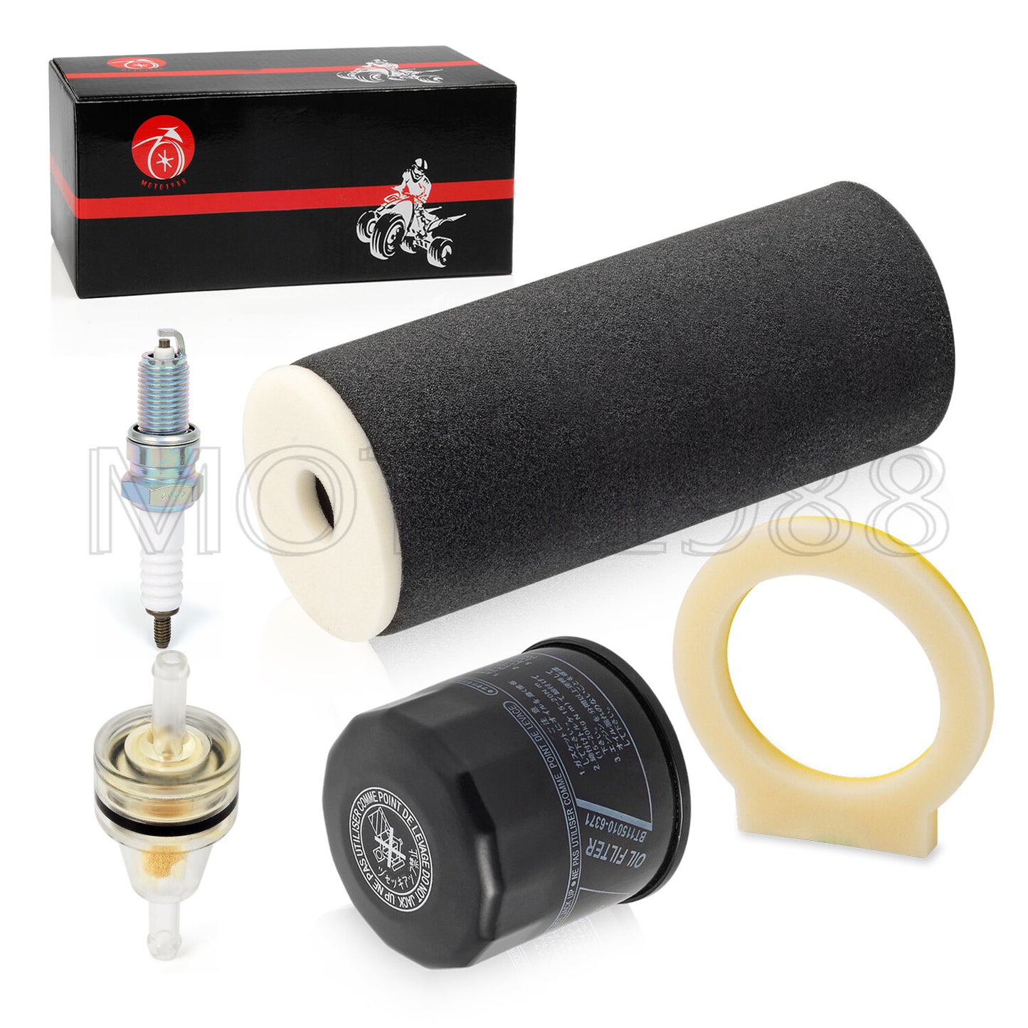 Air Filter Cage Guide Oil Filter Cap Kit for Yamaha Grizzly 660 (2002–2008)