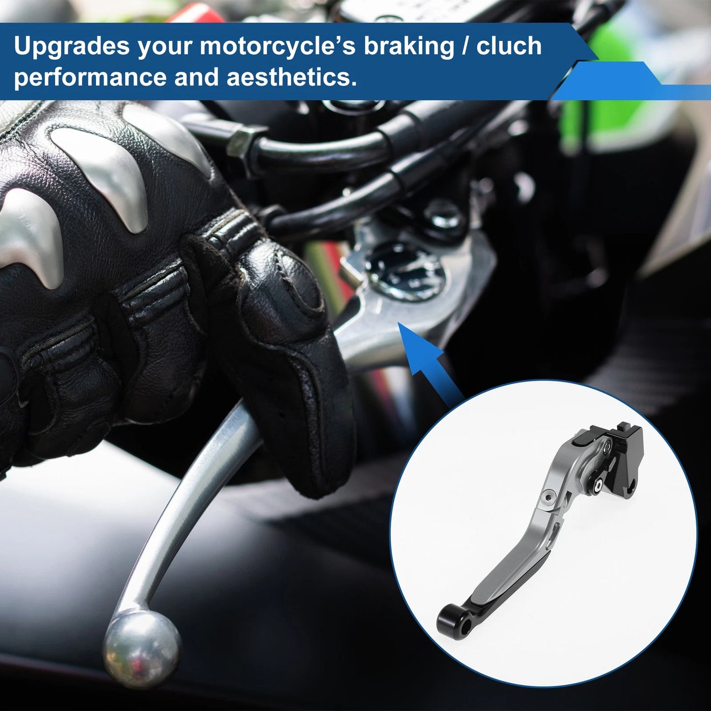 Adjustable Brake Clutch Levers for Kawasaki Z1000SX (2017–2020) 1 Pair