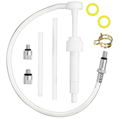 Lower Unit Gear Oil Pump for Standard Quart Bottles (3/8" 10mm 8mm Adapters)