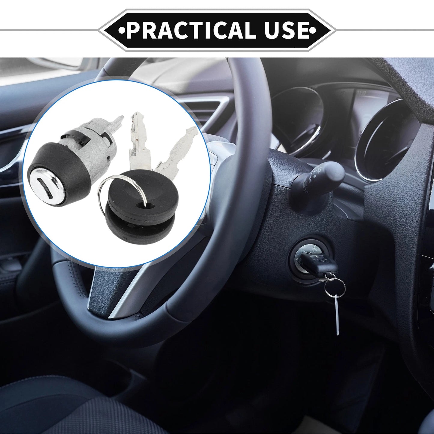 Ignition Lock Cylinder for Volkswagen Scirocco Jetta Quantum (1981–1992)