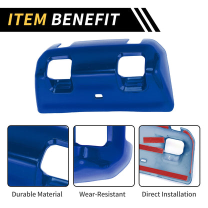 Rear Window Switch Panel Trim Cover for Jeep Wrangler JL JLU (2018–2024) Blue