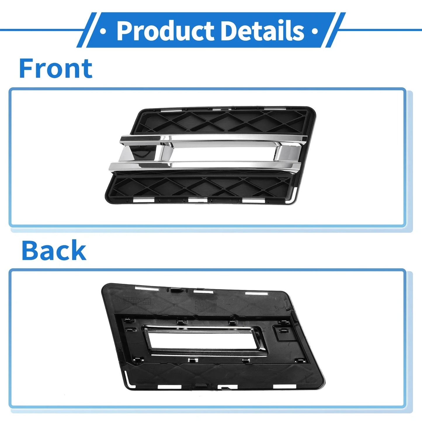 Front Left Fog Light Grill for Mercedes-Benz GLK-Class (2008-2015)