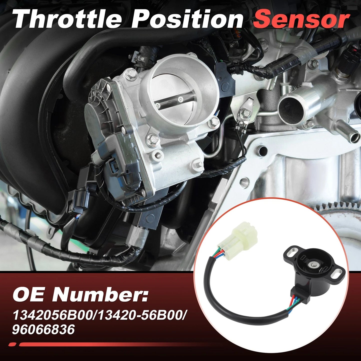 Throttle Position Sensor for Chevy Tracker, Suzuki Samurai (1989–1995)