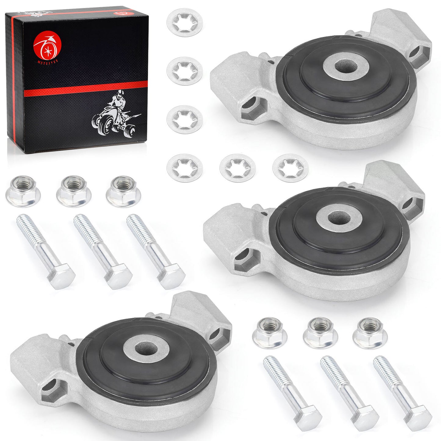 3 Pack Engine Mount Isolator for Polaris RZR Ranger General XP 1000 (2018–2023)