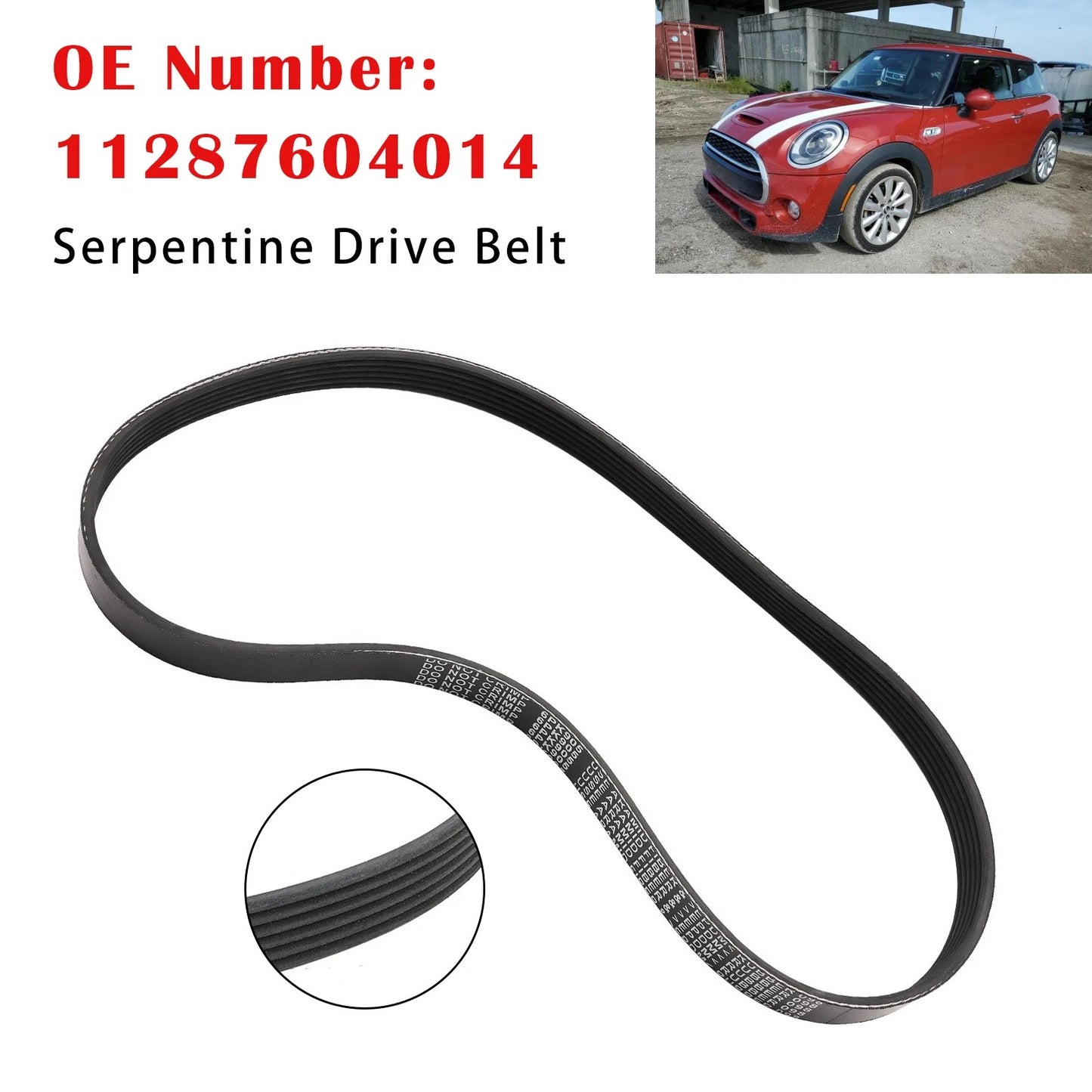 Alternator Drive Belt for Mini Cooper Paceman (2011–2016)