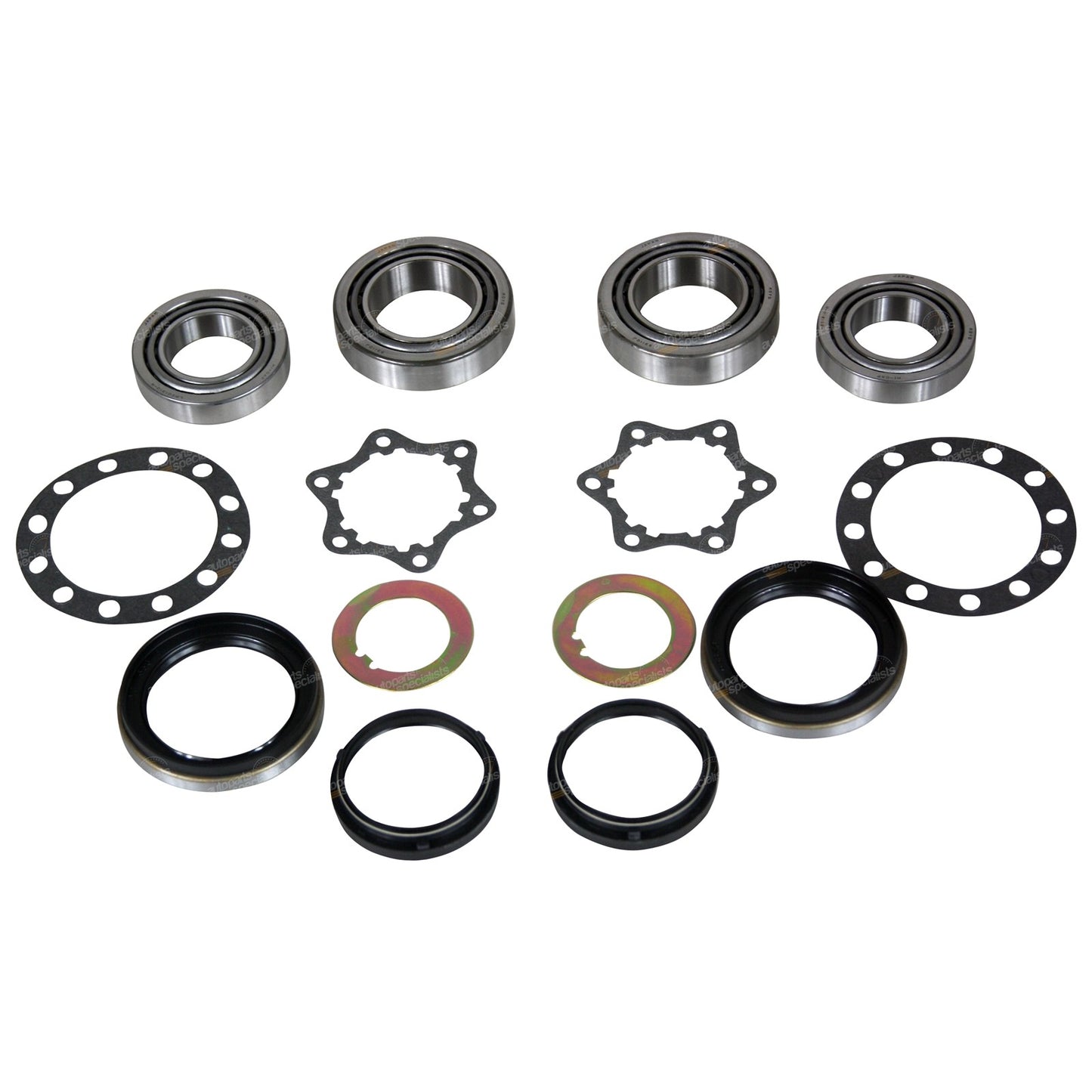 2 Front Wheel Bearing and Oil Seal Kits for Ford Maverick 4x4 (1988–1994)