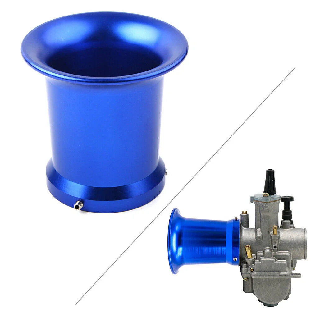 Blue 50mm Moto Air Filter Cup for PWK 21-30mm, PE 28-32mm Carburetor